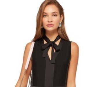 NWOT Banana Republic  Sleeveless Tie Neck Top XS